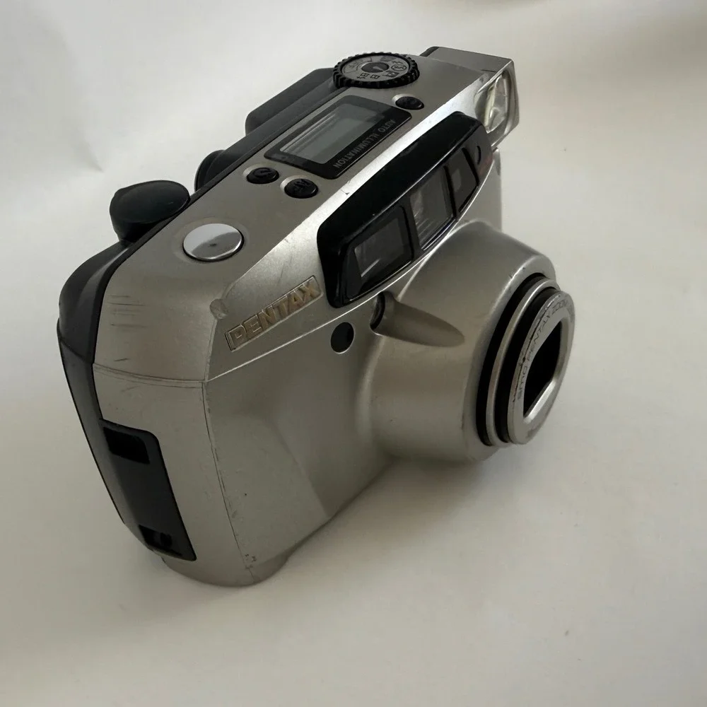 Pentax Espio 160 35mm Film Camera 38-160mm Zoom Multi AF w/ Case Tested
